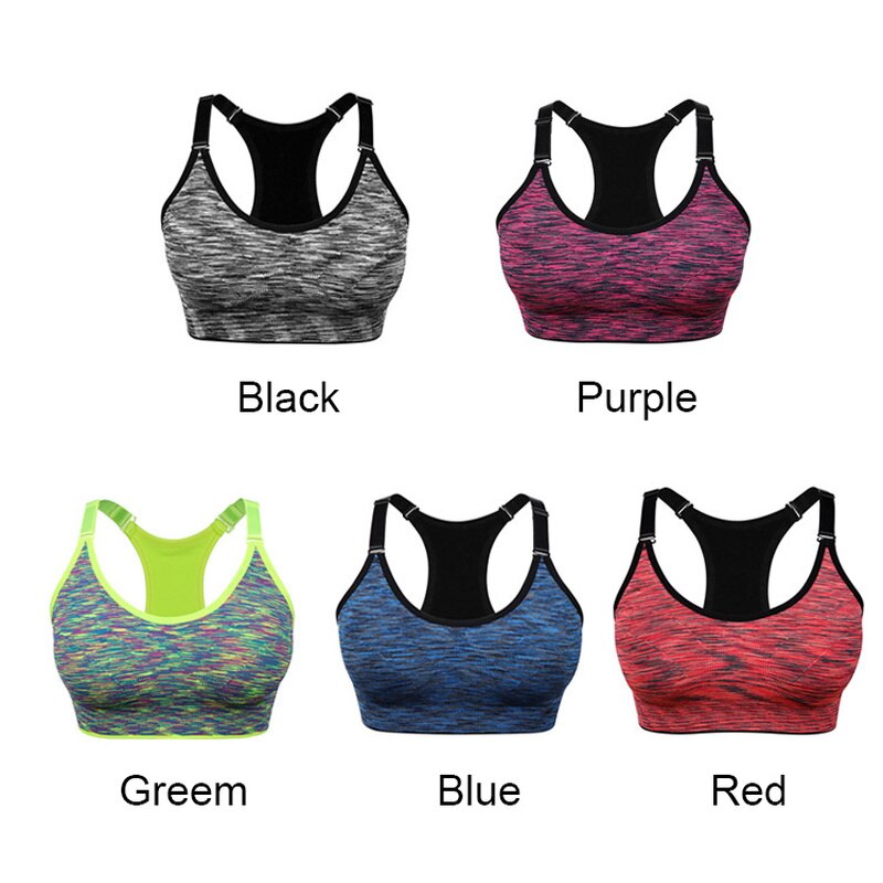 Shockproof Wireless Sports Bra Top Women
