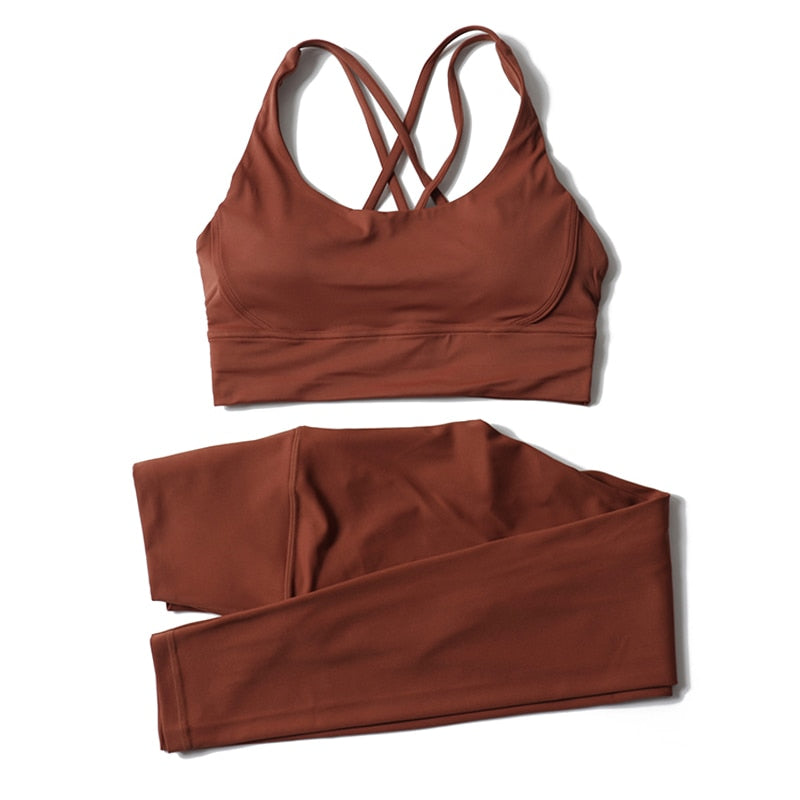 New Yoga Set Women's Tracksuit Gym Fitness Set