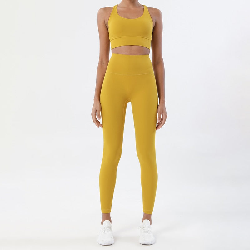New Yoga Set Women's Tracksuit Gym Fitness Set