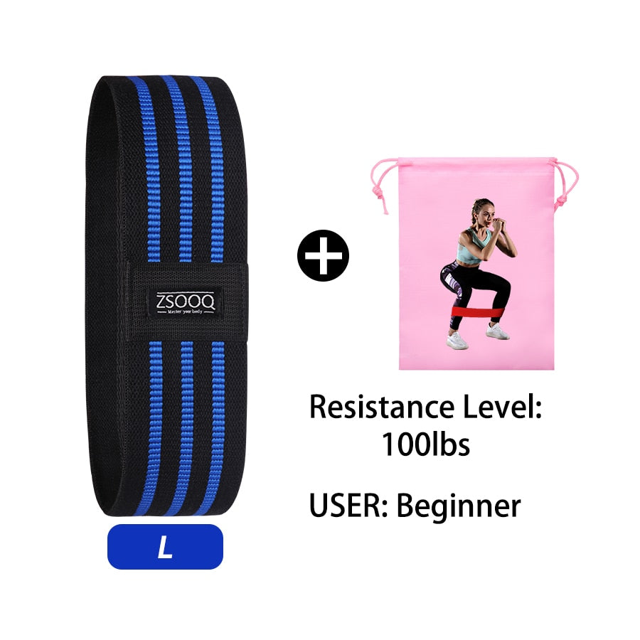 Fabric Booty Resistance Bands Hip Circle Exercise