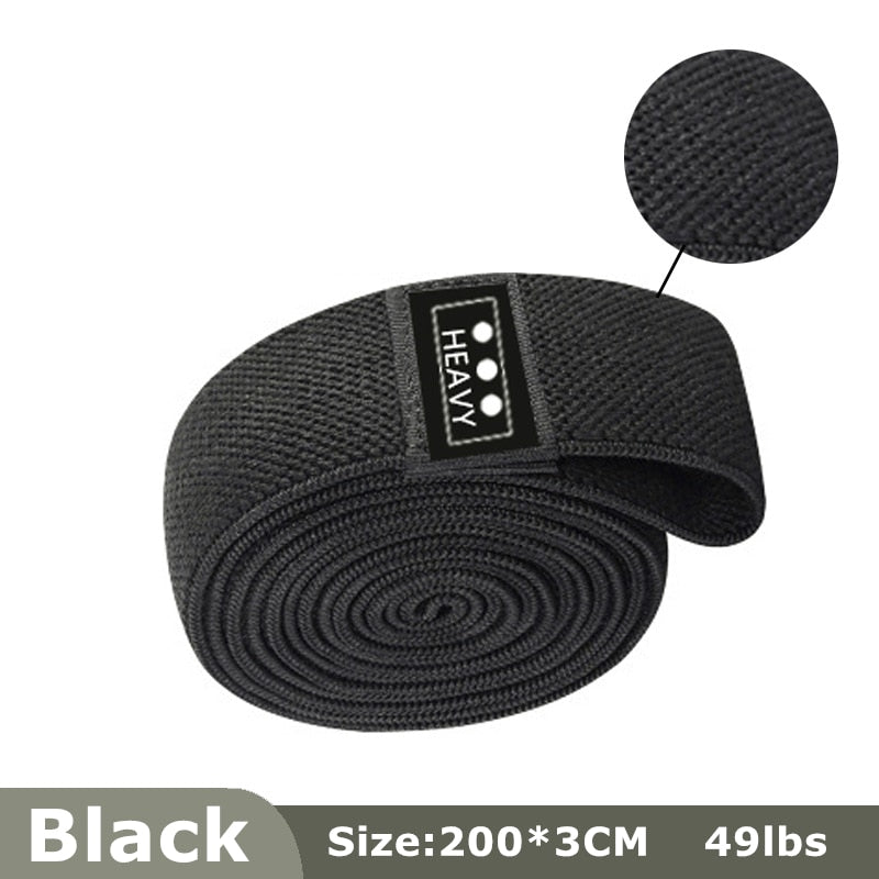 Long Resistance Loop Band Set Unisex Fitness Yoga