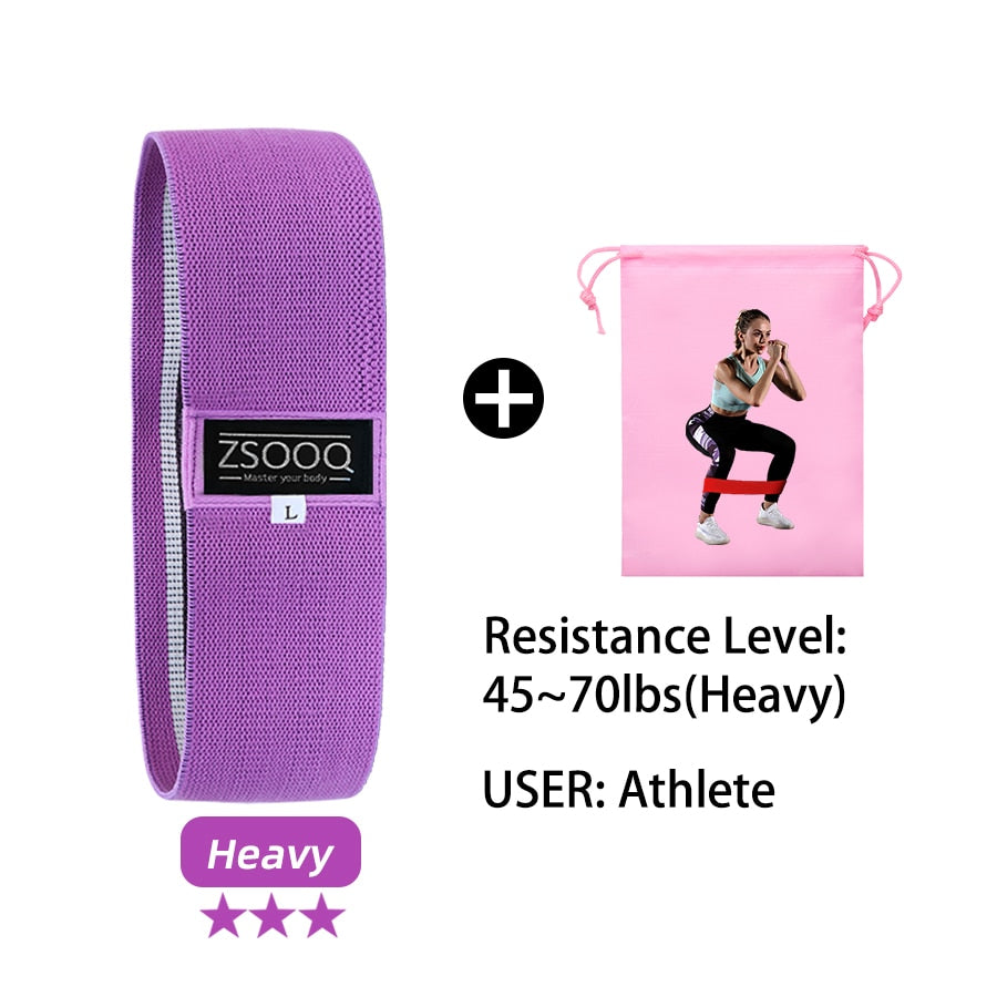 Fabric Booty Resistance Bands Hip Circle Exercise