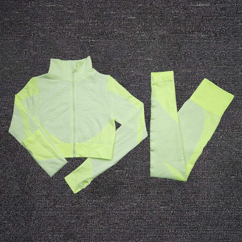 Seamless Women Yoga Sets Female Sport Gym