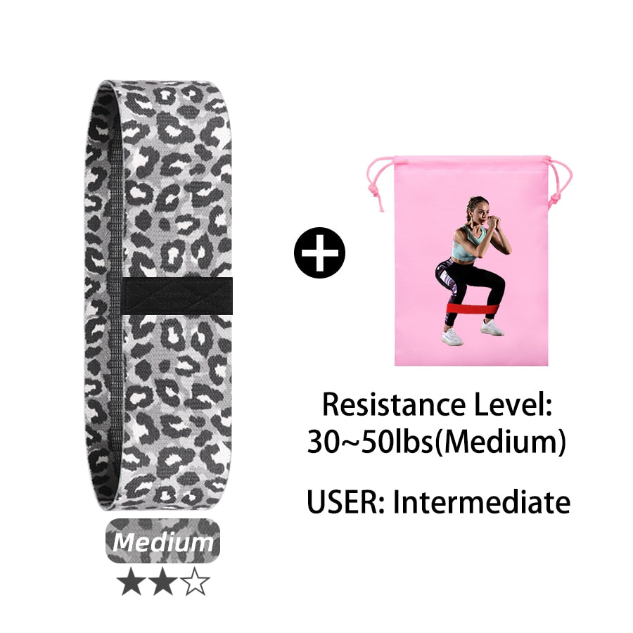 Fabric Booty Resistance Bands Hip Circle Exercise