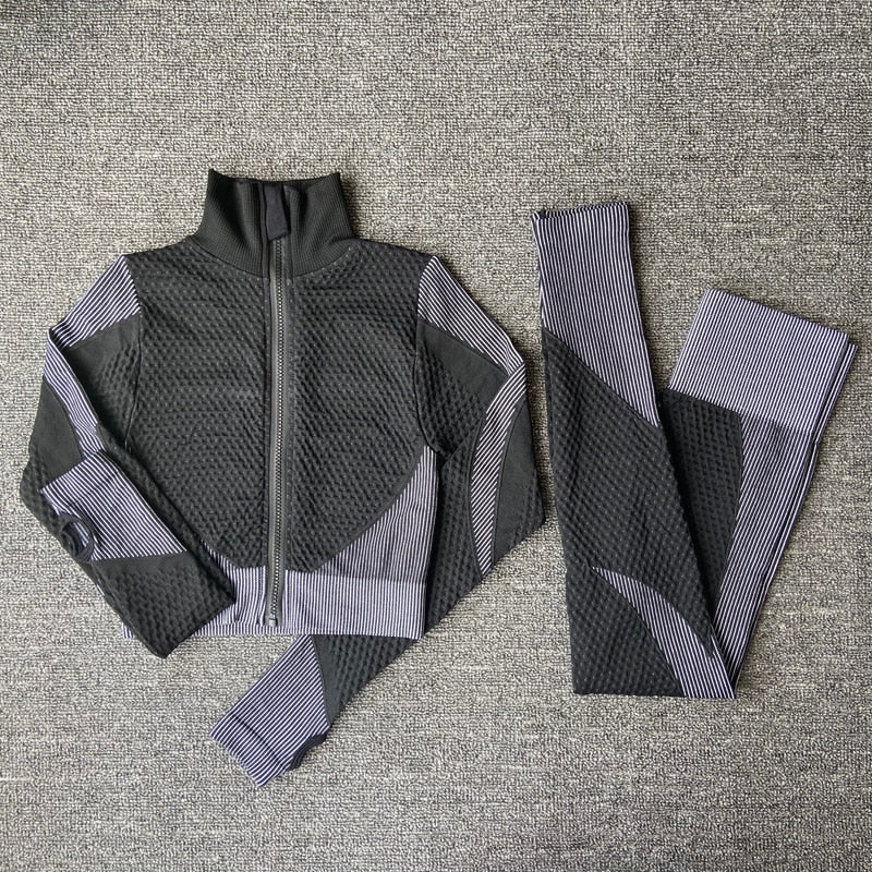 Seamless Women Yoga Sets Female Sport Gym