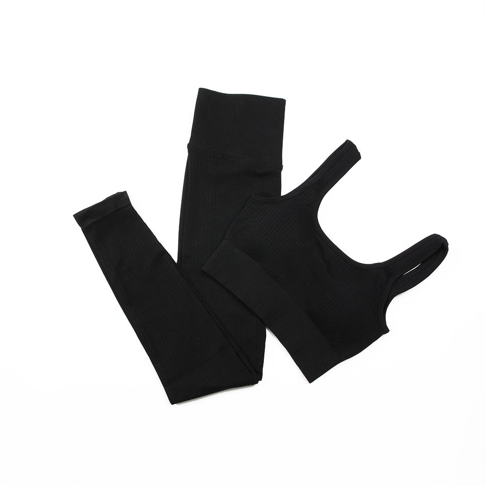 Gym Clothing Seamless Leggings Women Yoga Set