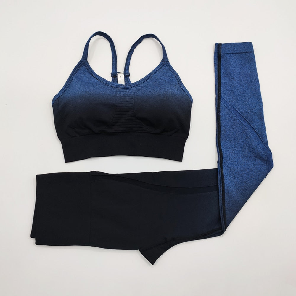 Yoga Tracksuits Women Seamless Sets Fitness
