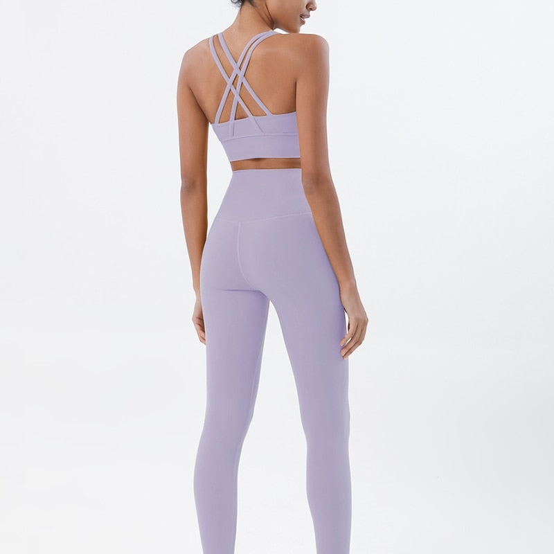 New Yoga Set Women's Tracksuit Gym Fitness Set