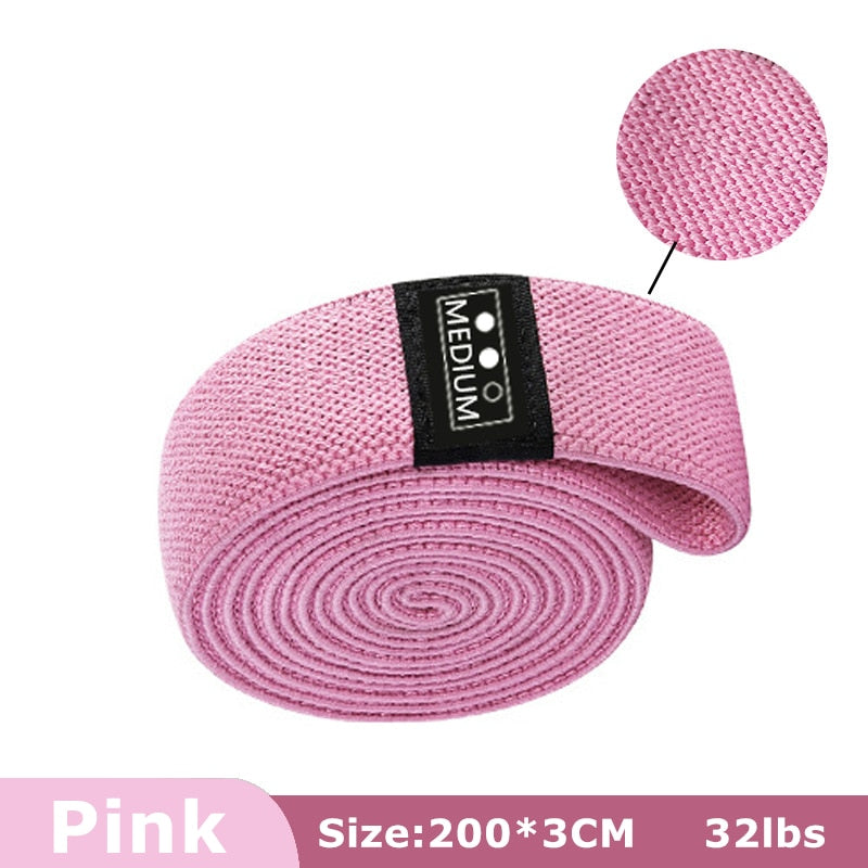 Long Resistance Loop Band Set Unisex Fitness Yoga