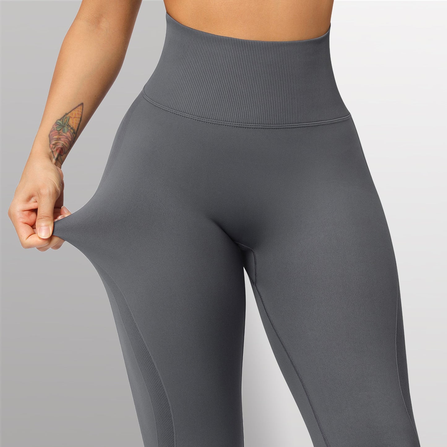 Seamless Leggings Solid Scrunch Butt Lifting