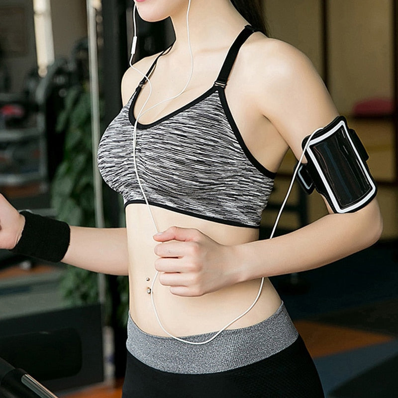 Shockproof Wireless Sports Bra Top Women