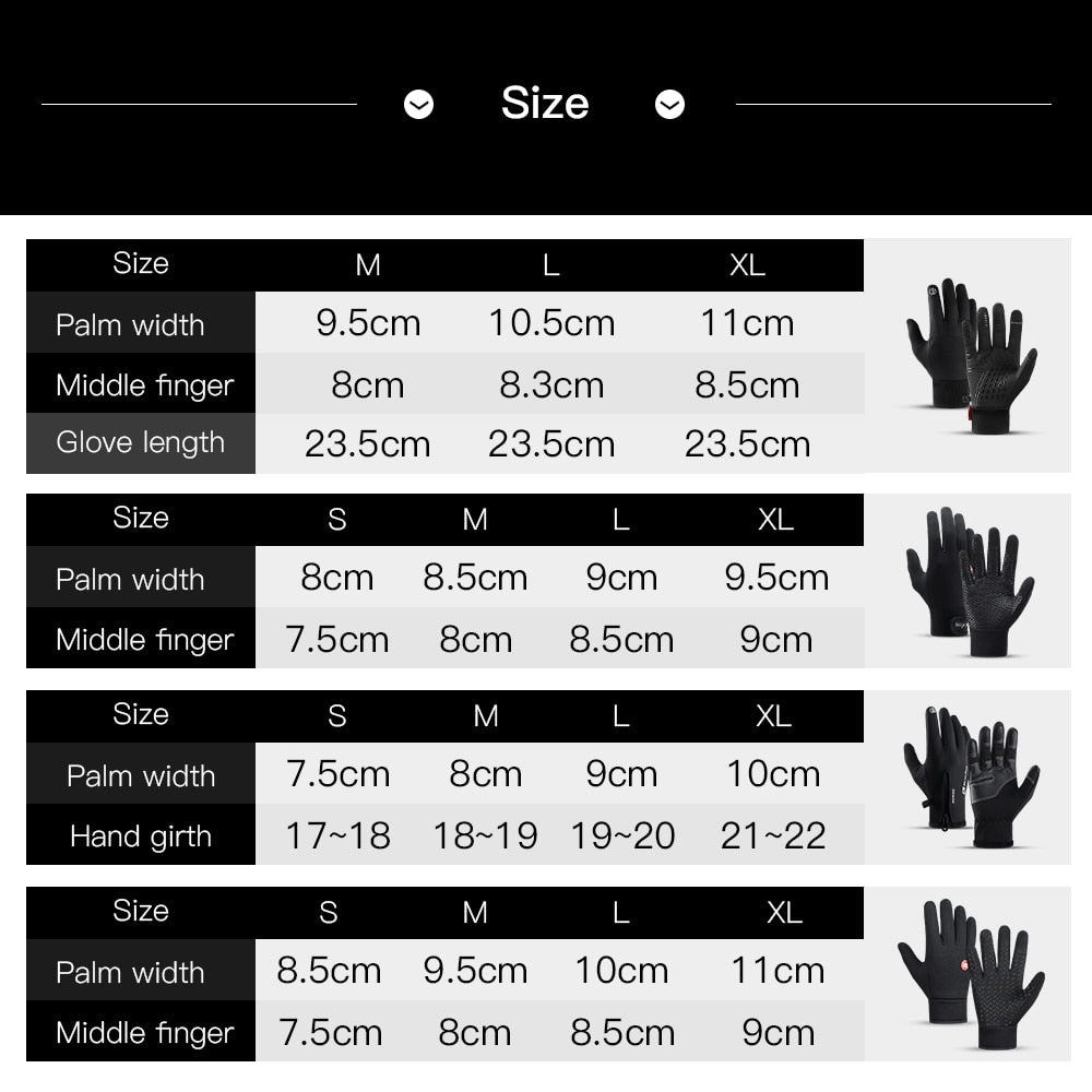 Sports Running Glove Warm Touch Screen Gym Fitness