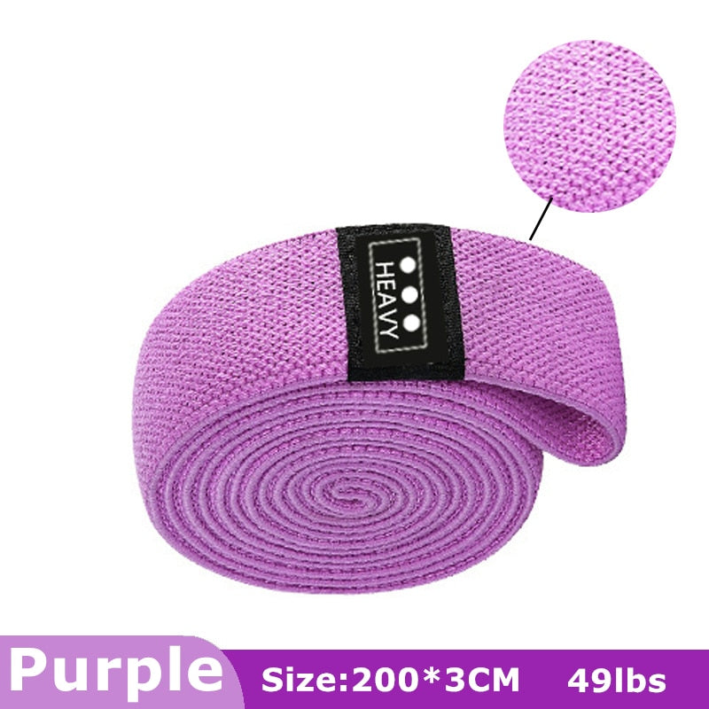 Long Resistance Loop Band Set Unisex Fitness Yoga