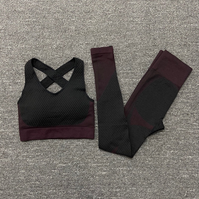 Seamless Women Yoga Sets Female Sport Gym