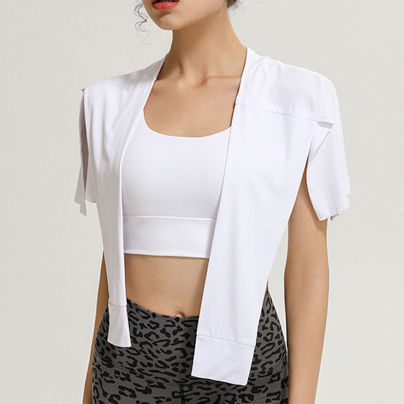 Decorative Fake Shirt Sport Gym Fitness One Piece