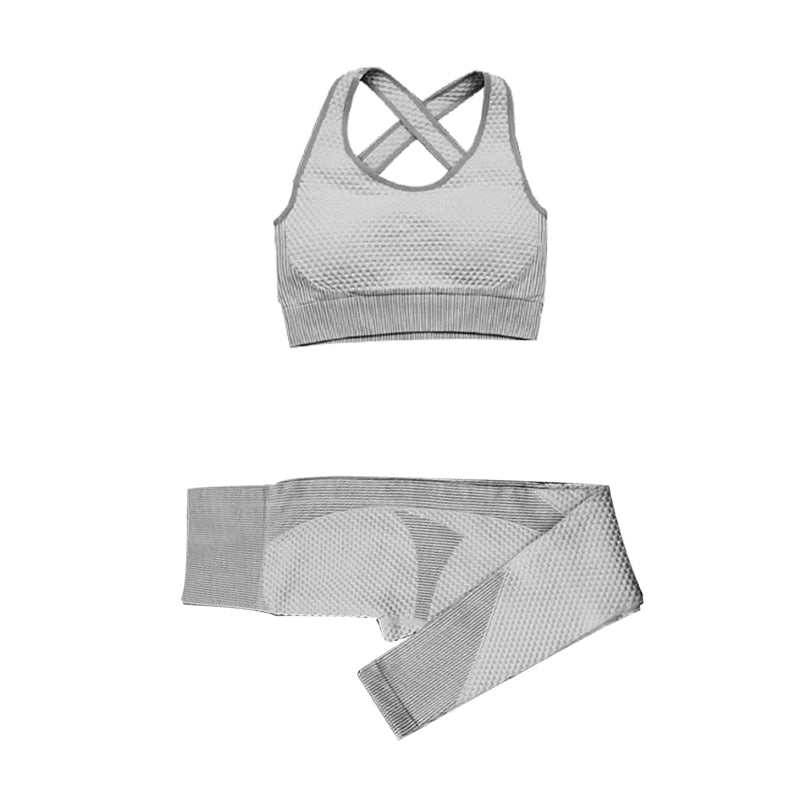 Yoga set seamless women sportswear yoga coat