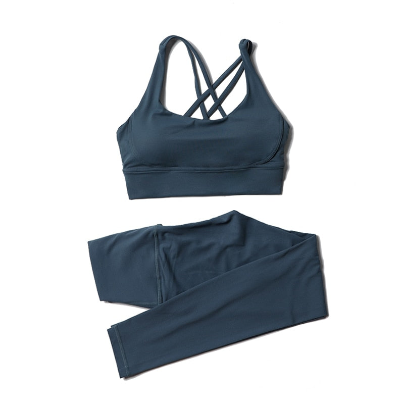 New Yoga Set Women's Tracksuit Gym Fitness Set