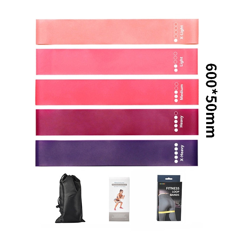 Training Fitness Rubber Yoga Resistance Bands
