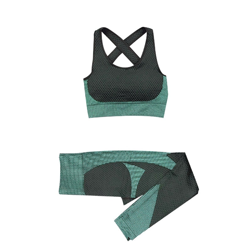 Yoga set seamless women sportswear yoga coat