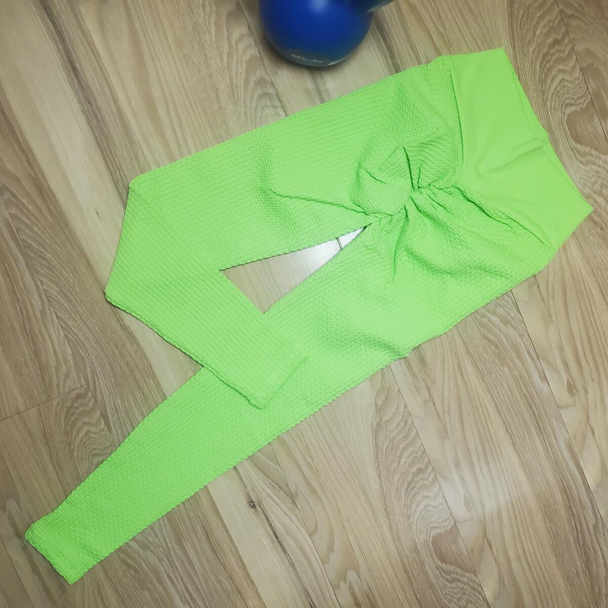 Sexy Seamless Textured Scrunch Bum Leggings Squat