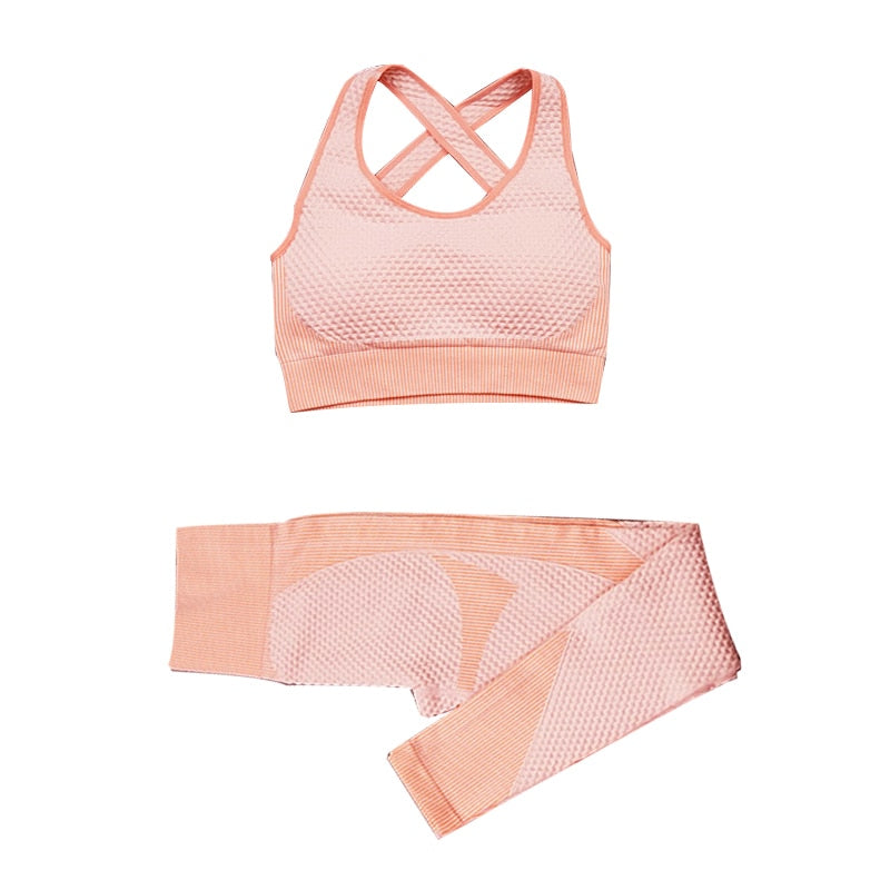 Yoga set seamless women sportswear yoga coat