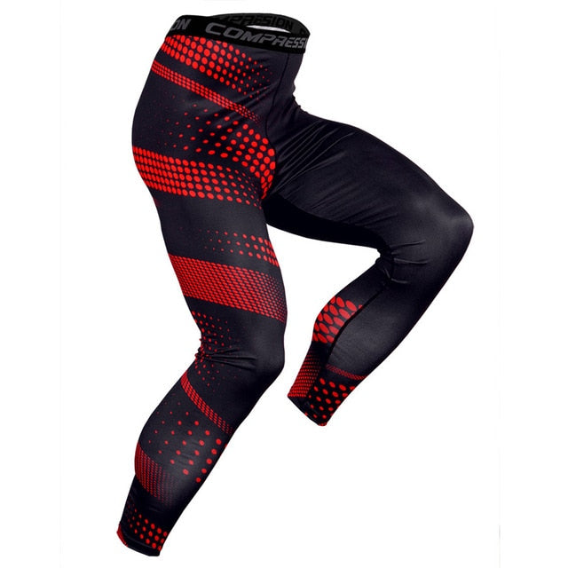 Running Tights Men Sports Leggings Basketball Compression Pants