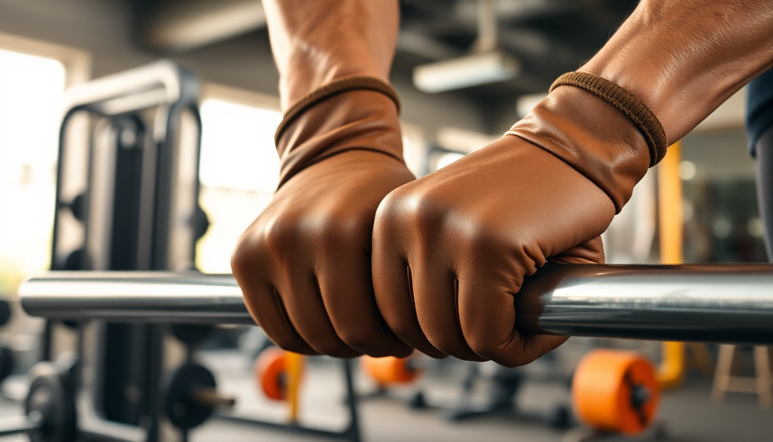 Cowhide Palm Protector Fitness Non-slip Equipment  GymFromHouse.com Gym and Fitness Store at Gym From House