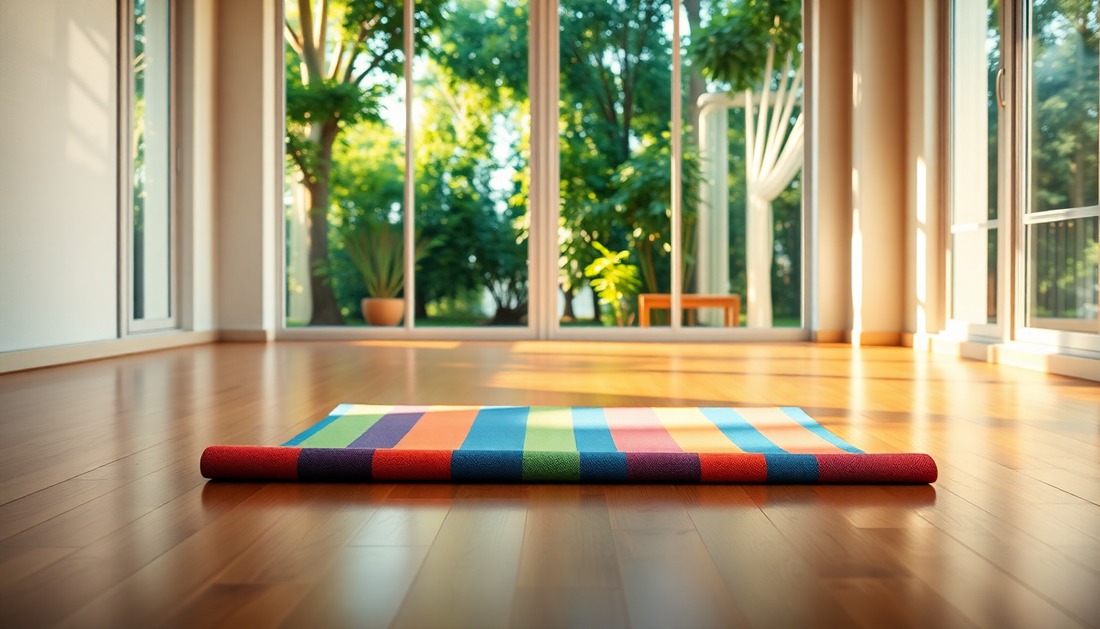 Elevate Your Home Yoga Practice with GymFromHouse.com's Premium Yoga Mats