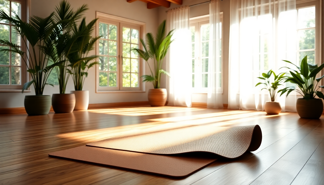 Discover the Perfect Natural Rubber Yoga Mat at GymFromHouse.com