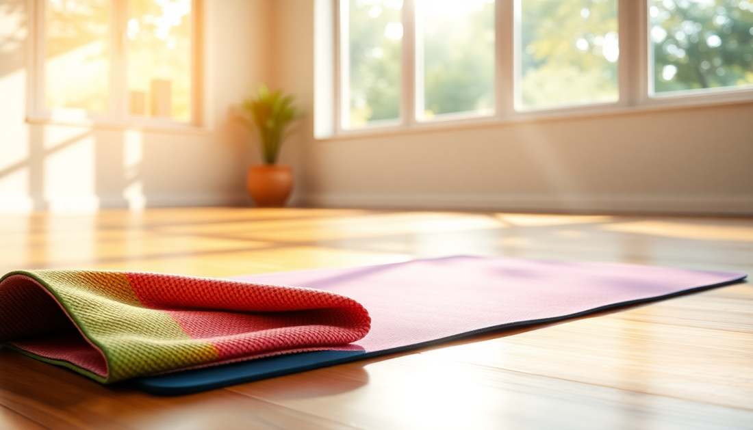 Elevate Your Yoga Practice with Our Anti-Slip Sweat-Absorbent Towel