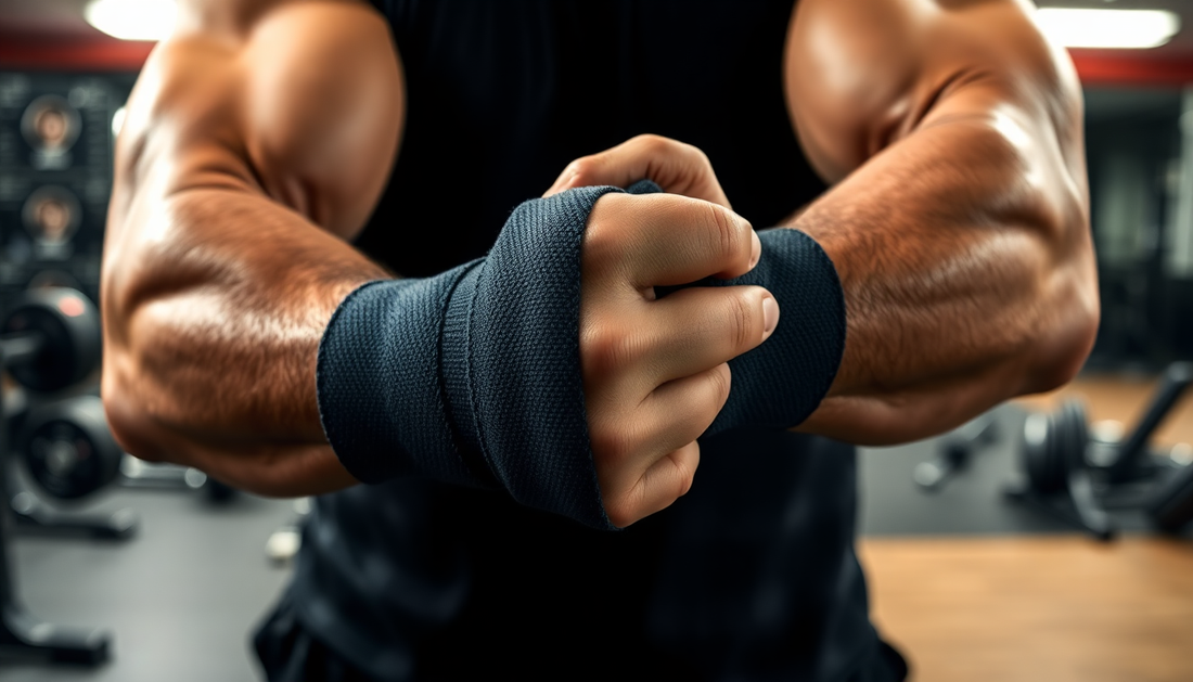 Fitness Wrist Bandages For Training Against Sprains - GymFromHouse.com Gym and Fitness Store