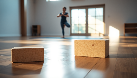 Unlock Your Yoga Potential with Natural Cork Yoga Bricks from GymFromHouse.com