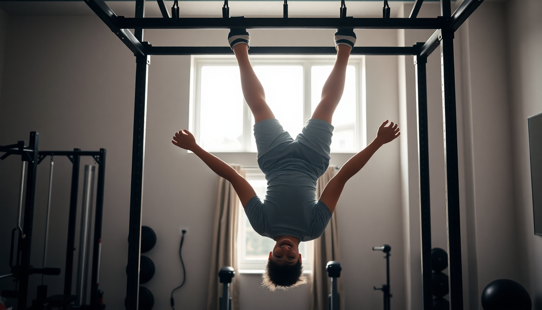 Upside Down Hanging Gravity Buckle For Household Use To Increase Height - Handstand Aid at GymFromHouse.com