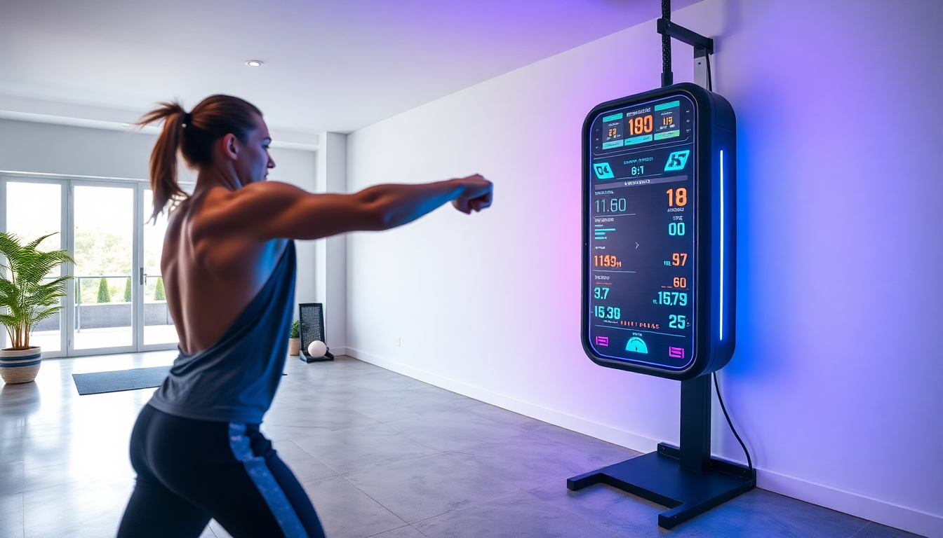 Unleash Your Inner Boxer with the Smart Music Electronic Boxing Wall T ...
