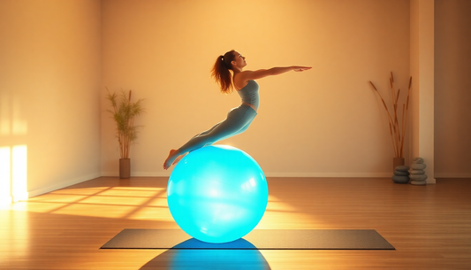 Electric Meridian Ball: Your Ultimate Yoga Companion from GymFromHouse.com