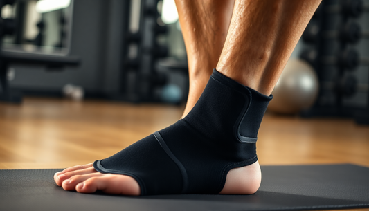 Elevate Your Home Workouts with Sports Compression Ankle Protection from GymFromHouse.com