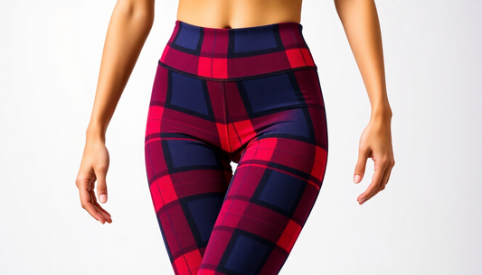 Plaid Leggings Fitness Yoga Pants Women's Seamless High Waist Leggings Breathable Gym  GymFromHouse.com Gym and Fitness Store at Gym From House