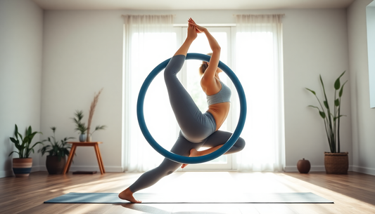 Unlock Your Fitness Potential with the Multifunctional Yoga Fitness Body Massage Ring Leg Clamp from GymFromHouse.com