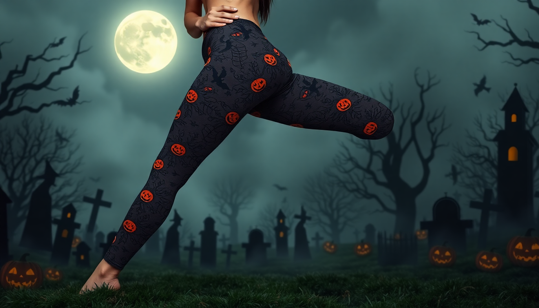 Halloween Women's Printed Slim Fit Stretch Yoga Pants - GymFromHouse.com Gym and Fitness Store