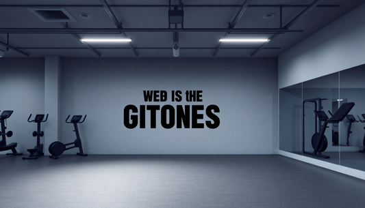 Gym Design Wall Sticker: Don't Stop When You Are Tired, Stop at GymFromHouse.com