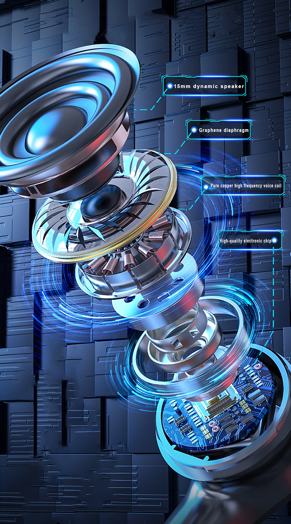 Bluetooth Earphone Wireless Sport Earbuds