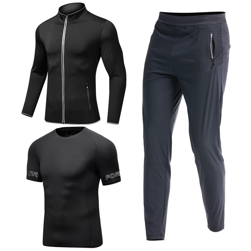 Men's Sportswear Gym Fitness Three Piece Set