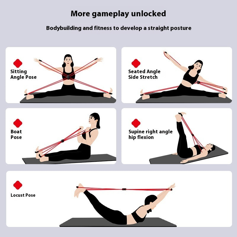 Multi Functional Eight Character Puller For Shoulder Fitness