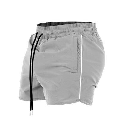 Sports Short Shorts Zipper Pocket Stretch Training Pant