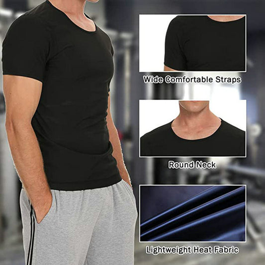 Sweat Suit Sports Fitness Corset Men