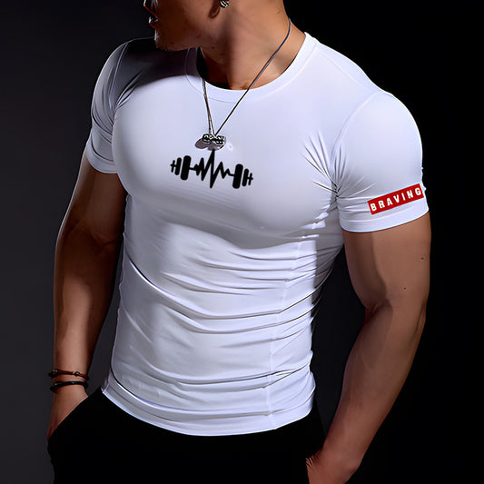 Fitness Clothing Short Sleeve Quick Dry Training Running Sports