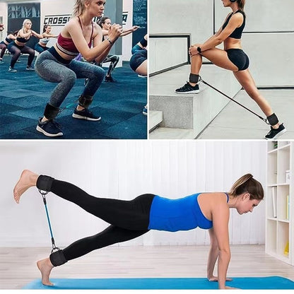Ankle Strap Resistance Bands Hip Leg Strength Pull Rope Fitness