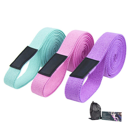 Long Knitted Latex Silk Hip Lifting Belt Yoga Fitness