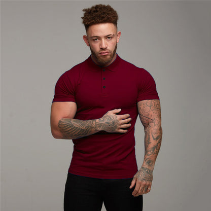 Sports Polo Shirt Summer Short-sleeved Tops Men's Short-Sleeved
