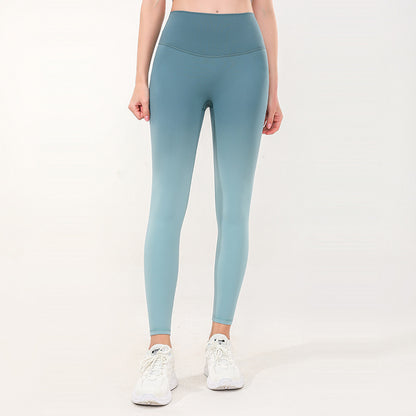 Gradient Color High Waist Fitness Pants